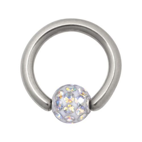 Sealed Multi Jewelled Clip in Ring