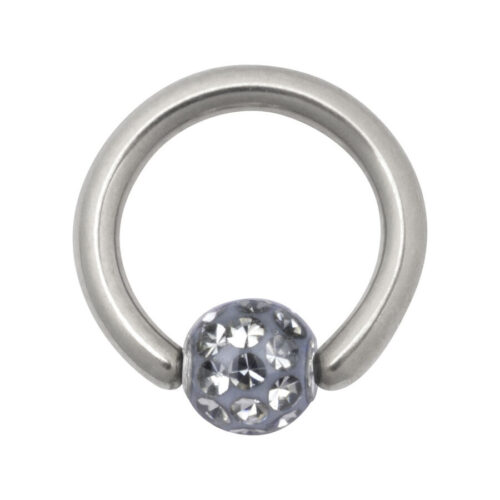 Sealed Multi Jewelled Clip in Ring