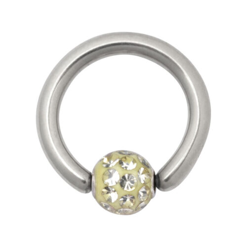 Sealed Multi Jewelled Clip in Ring
