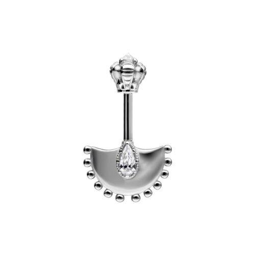 Vertical Helix Crystal Hatchet Barbell
