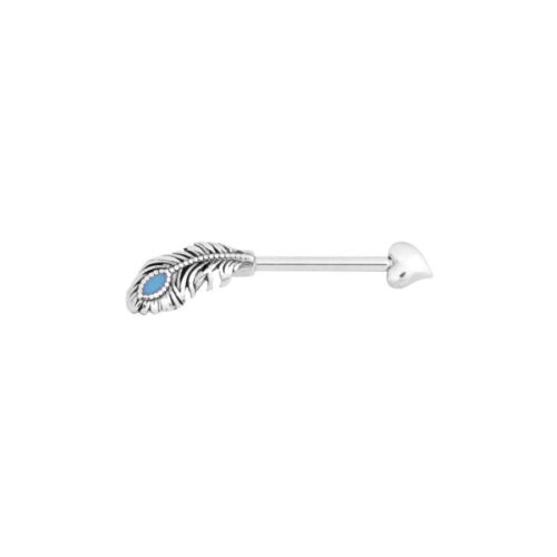 Heart Feather Barbell