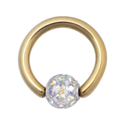 Sealed Multi Jewelled Clip in Ring