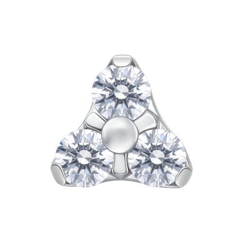 Trinity Attachment for Internally Labret Studs