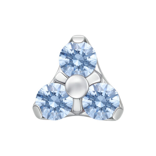 Trinity Attachment for Internally Labret Studs