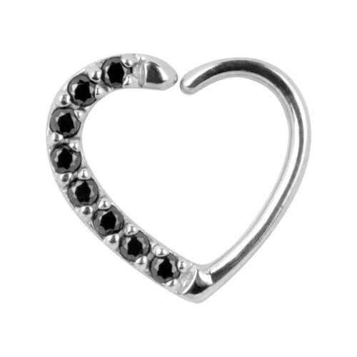 Continuous Multi Jewelled Heart