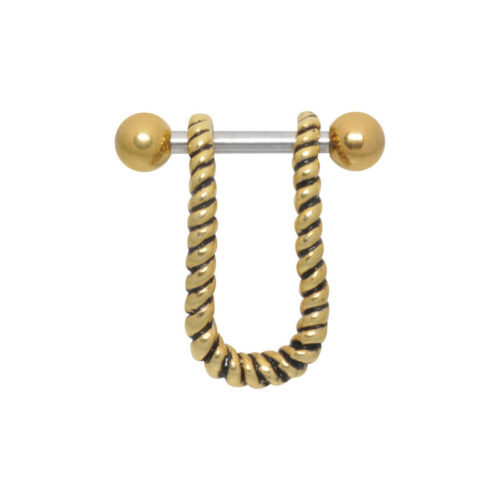 Upper Ear Lasso - Golden Metal