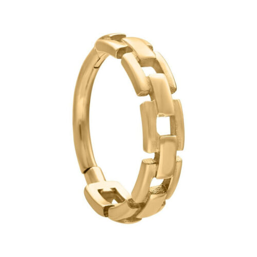 Chain Conch Clicker Ring for Conch, Ear