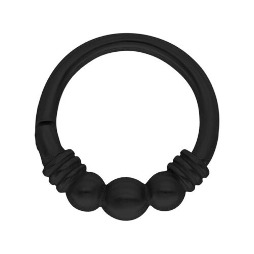 Stainless Steel Esmerelda Clicker Ring