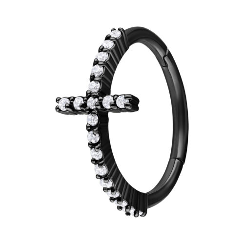 Jewelled Cross Ring