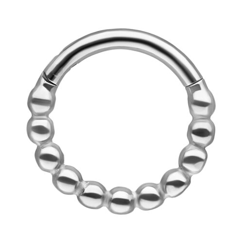Stainless Steel Ball Chain Clicker Ring