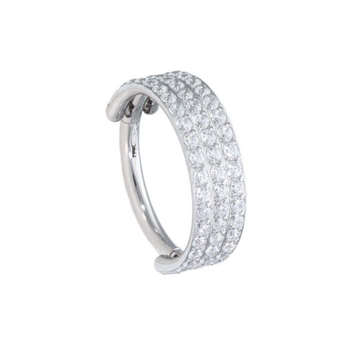 Triple Hooped Crystal Clicker