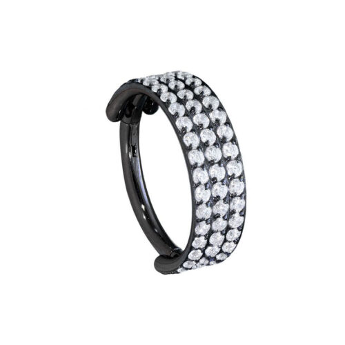 Triple Hooped Crystal Clicker