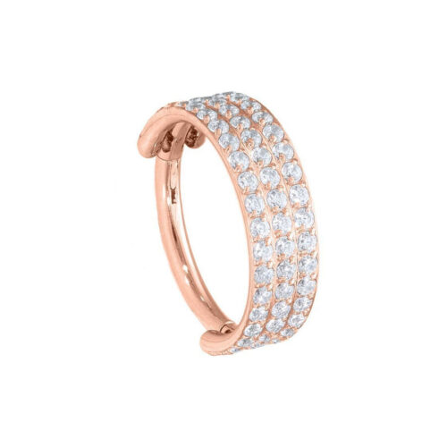 Triple Hooped Crystal Clicker