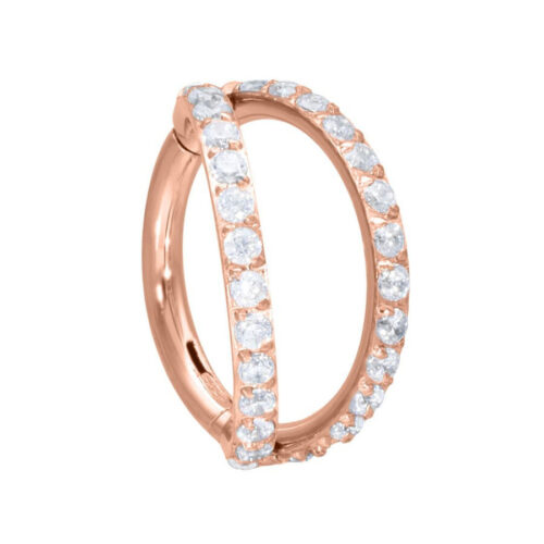 Double Crystal Clicker - Rosegold