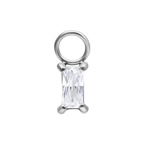 Crystal Baguette Pendant