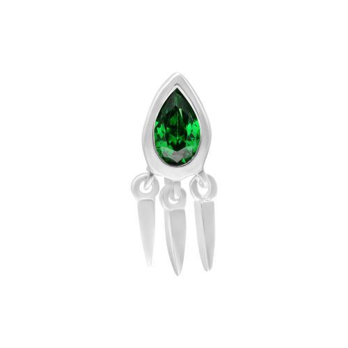 Push Fit Crystal Green Emerald Attachment for Bioplast