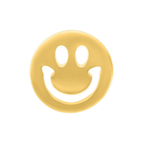 Push Fit Smiley Aufsatz for Bioplast - Golden Metal
