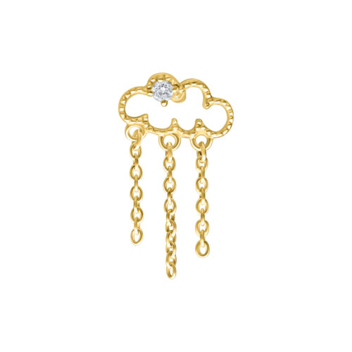 Push Fit Cloudy Aufsatz for Bioplast - Golden Metal