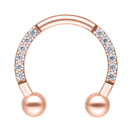 Crystal Circular Barbell