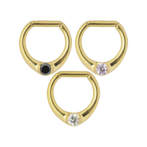 Jewelled Septum Clicker
