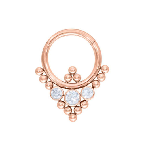 Oriental Triangle Clicker - Rosegold