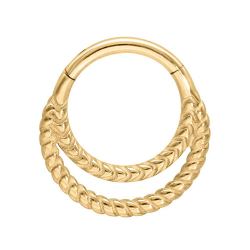 Double Twisted Clicker - Golden Metal