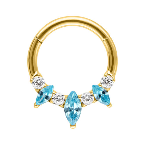 Marquise Hinged Septum Clicker