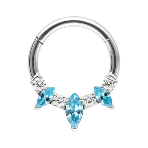 Marquise Hinged Septum Clicker