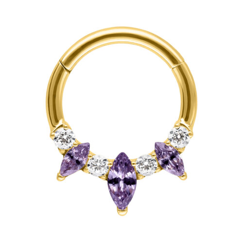 Marquise Hinged Septum Clicker