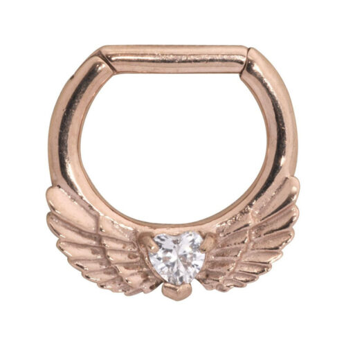 Surgical Steel Winged Heart Septum Clicker