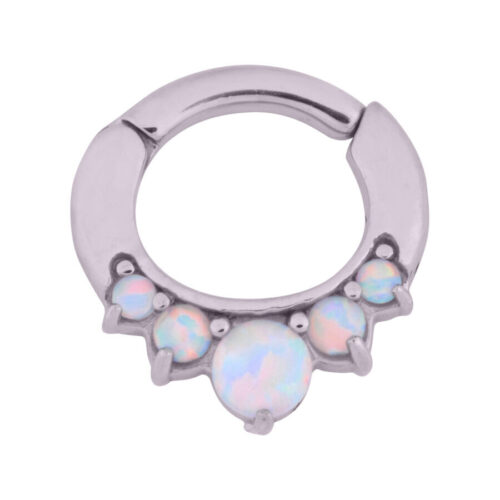 Icicle Synthetic Opal Prong Clicker