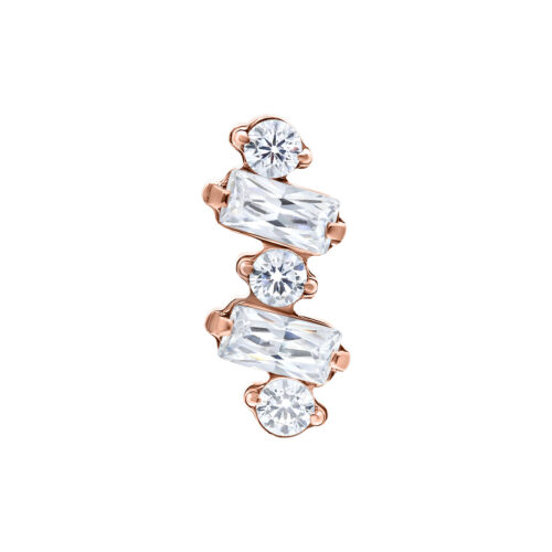 Push Fit Multicrystal Aufsatz - Rosegold