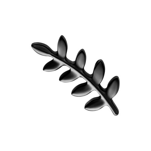 Push Fit Leaf Aufsatz - Black Metal