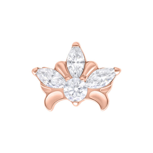 Push Fit Tiara Aufsatz - Rosegold