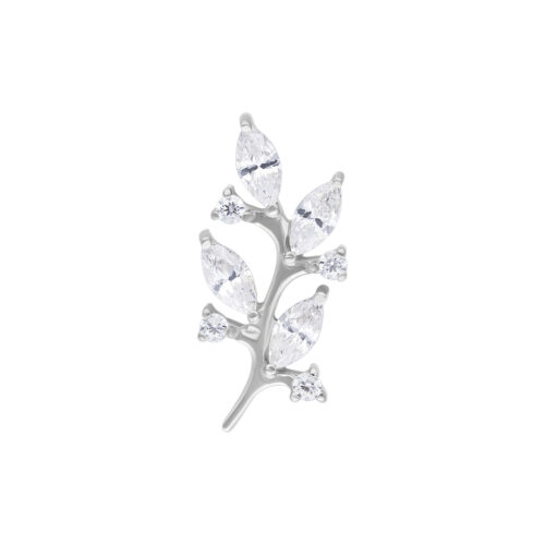 Push Fit Lovely Crystal Leaf Attachment