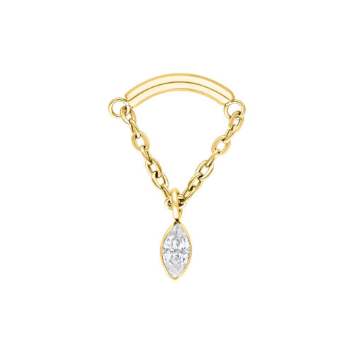 Oval Hidden Helix Push Fit Aufsatz