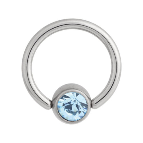 Flat Back Jewelled Clip in Ring