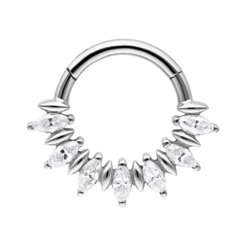 Marquise Sunburst Septum Clicker