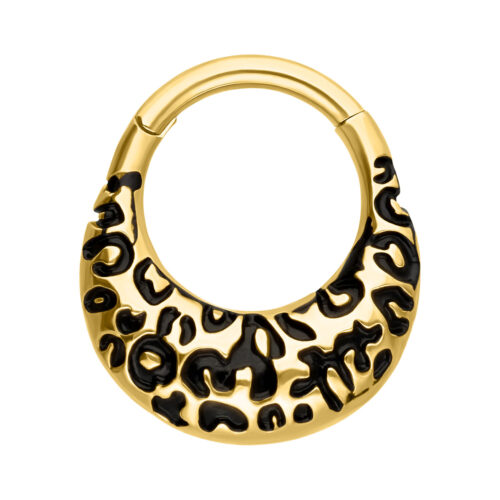 Chunky Leopard Septum Clicker - 8,0 mm