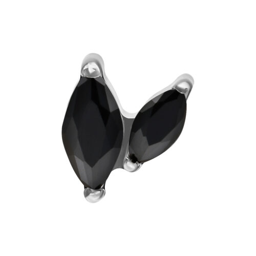 Double Marquise Attachment for Internally Threaded