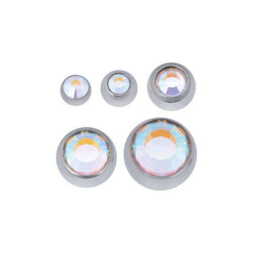 Boule à facettes ornée de pierres précieuses