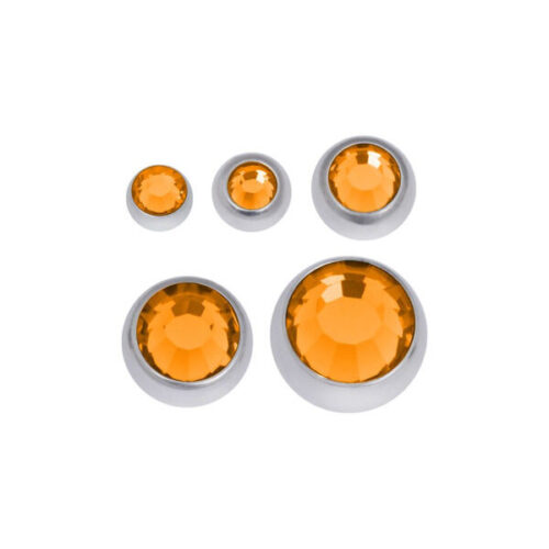 Boule à facettes ornée de pierres précieuses